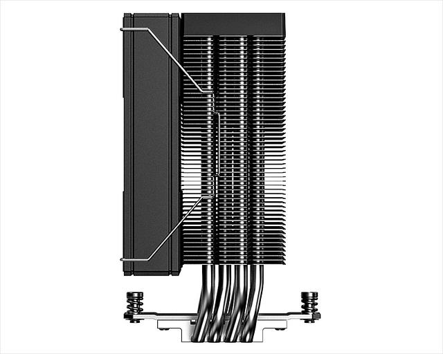 Вентилятор для процессора ID-COOLING FROZN A410 SE Black Socket AM4/AM5/115X/1200/1700, 120mm, 1800rpm, 24.8 дБ, 180W, PWM 4-pin, Al (FROZN A410 SE) фото 5