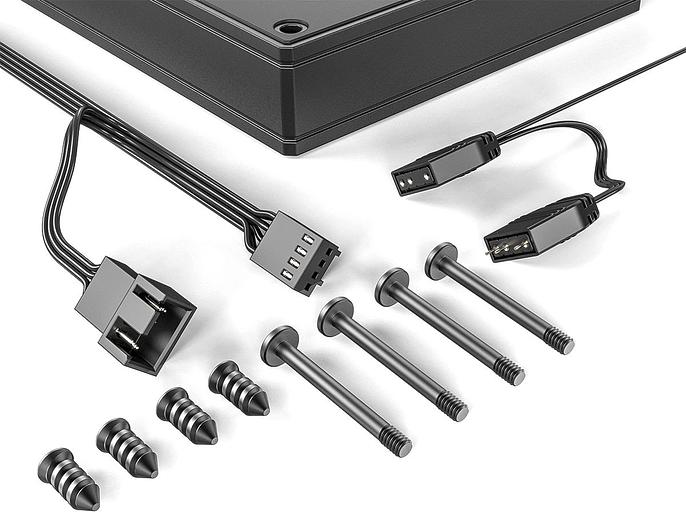 Вентилятор для корпуса ID-COOLING AS-120-ARGB-K (120mm, 2000rpm, 58.0 CFM, 27.2 дБ, PWM 4-pin, ARGB, black) (AS-120-ARGB-K) фото 7