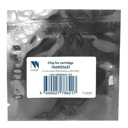 NV Print (NV-CH-106R02651) Чип для Xerox (106R02651) Phaser 3320,WorkCentre 3315/3325 (11K) фото 1
