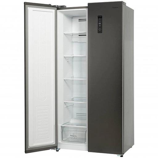 Холодильник Бирюса SBS 400 DI 2-хкамерн. нержавеющая сталь фото 3