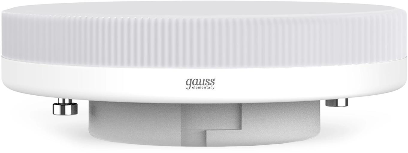 Лампа светодиодная Gauss Elementary 15Вт цок.:GX53 таблетка 220B св.свеч.бел.теп. (упак.:10шт) (83815) фото 2