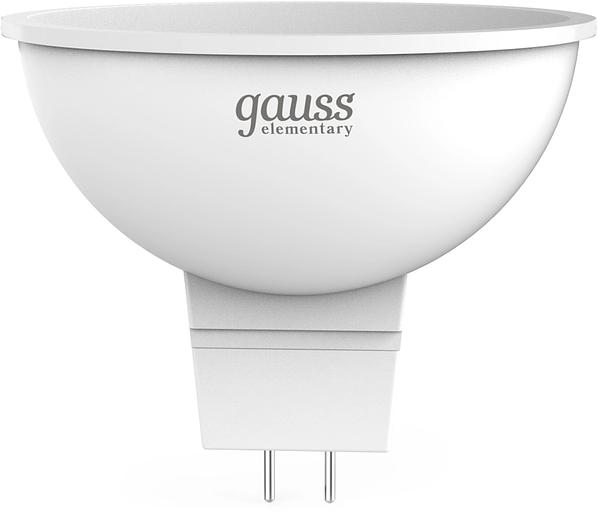 Лампа светодиодная Gauss Elementary 13521 11Вт цок.:GU5.3 софит 180B св.свеч.бел.нейт. MR16 (упак.:10шт) фото 2