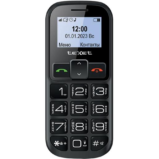 Мобильный телефон teXet TM-B322 цвет черный-красный с ЗУ фото 1