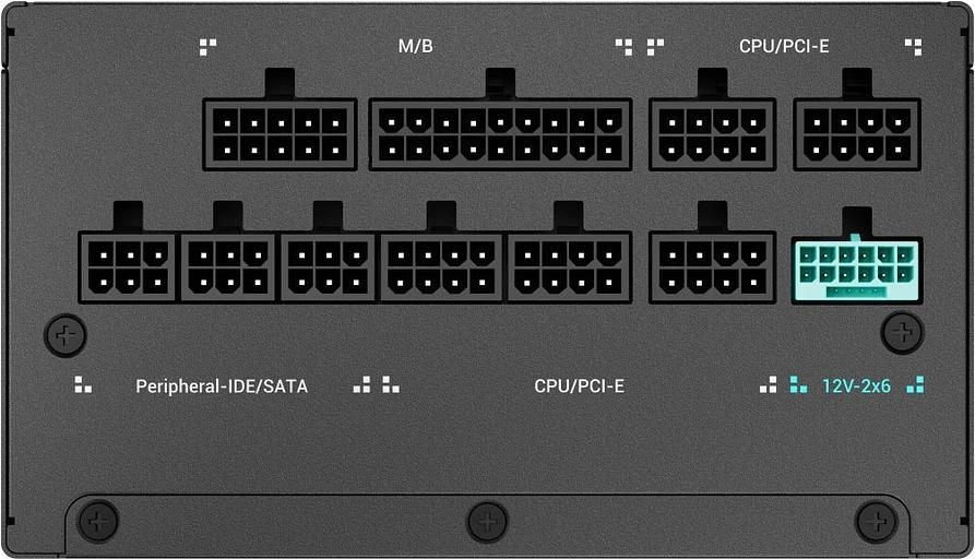 Блок питания Deepcool ATX 1000W PN1000M Gen.5 80+ gold (20+4pin) APFC 120mm fan 8xSATA RTL фото 4