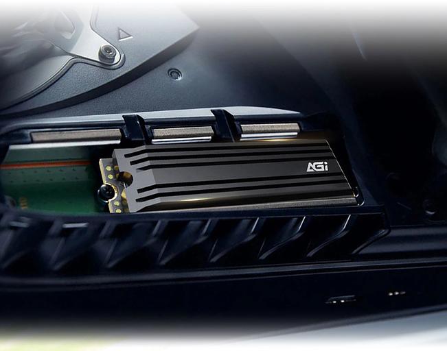 Накопитель SSD AGi PCIe 4.0 x4 2TB AGI2T0G44AI828 AI828 M.2 2280 фото 3