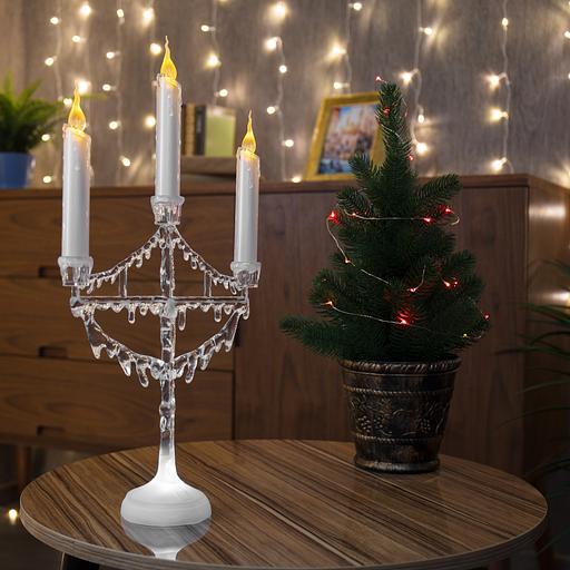 Светильник Neon-Night Home Подсвечник со свечками 4лам. ПВХ/медь (513-034) фото 2