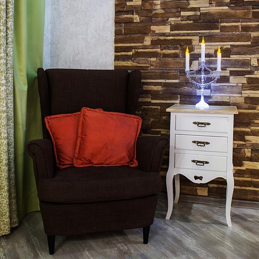 Светильник Neon-Night Home Подсвечник со свечками 4лам. ПВХ/медь (513-034) фото 4