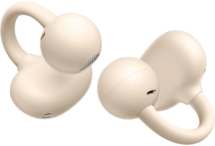 Гарнитура вкладыши Huawei FreeClip Dove-T00 бежевый беспроводные bluetooth клипса (55037342) фото 2