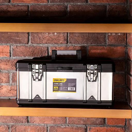 Ящики и сумки для инструментов Deli Ящик для инструментов Deli DL432020 470 х 220 х 220 мм фото 5