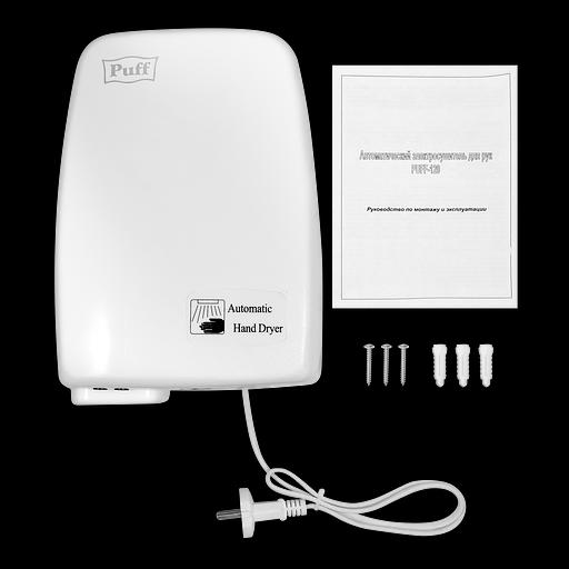 Сушилка для рук электрическая PUFF-120, 1.2 кВт фото 10
