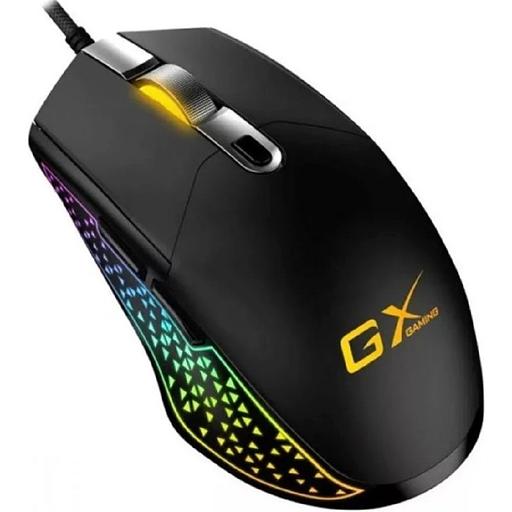 Мышь проводная игровая Genius Scorpion M705, USB, 6 кнопок, оптическая, разрешение 800-7200 DPI, RGB-подсветка Цвет: черный фото 1