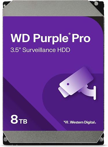 Жесткий диск/ HDD WD SATA3 8Tb Purple Pro 7200 rmp 256MB 1 year warranty фото 1