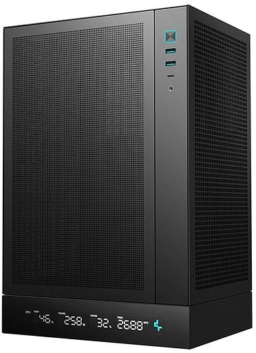 Корпус Deepcool CH170 DIGITAL черный без БП mATX 1x120mm 1xUSB2.0 1xUSB3.0 audio bott PSU фото 3