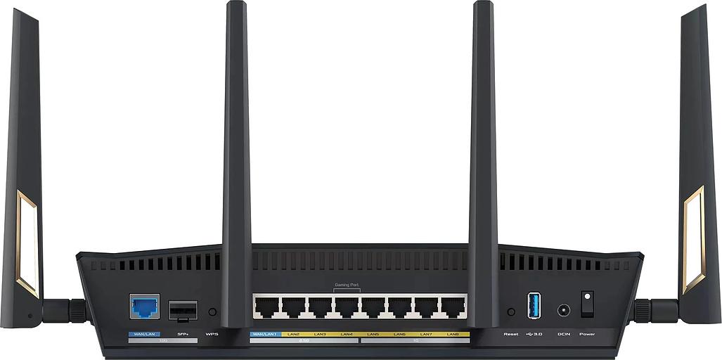 Роутер беспроводной Asus RT-BE88U BE7200 100/1000/2500/10000/SFP+ фото 4