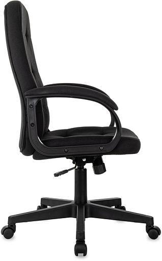 Кресло руководителя Бюрократ CH 002 Fabric черный 3C11 крестов. пластик фото 4