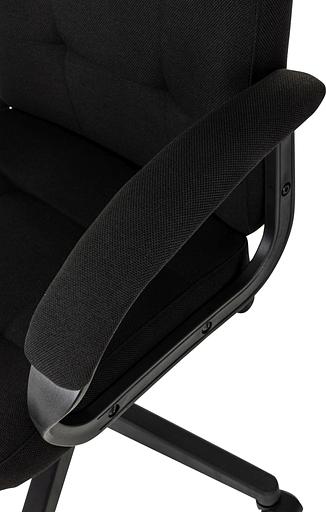 Кресло руководителя Бюрократ CH 002 Fabric черный 3C11 крестов. пластик фото 6