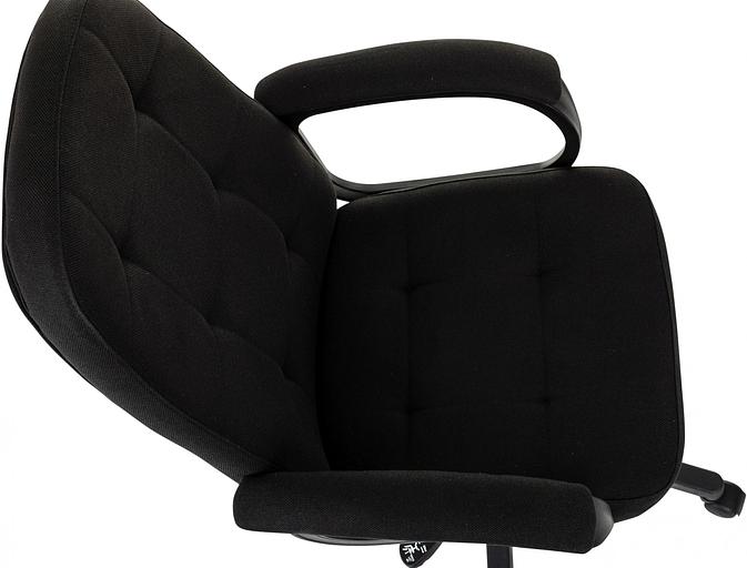 Кресло руководителя Бюрократ CH 002 Fabric черный 3C11 крестов. пластик фото 10