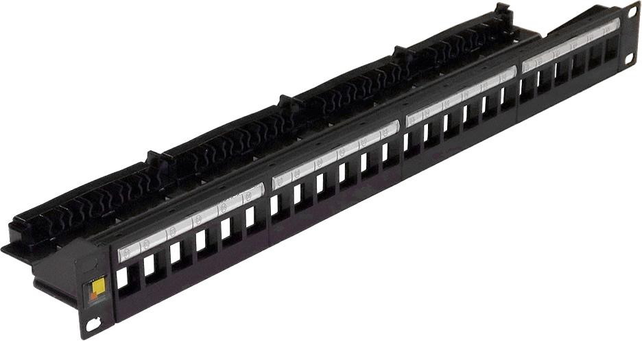 Патч-панель наборная Lanmaster LAN-PPN24OK-UTP 19" 1U 24xRJ45 UTP фото 2