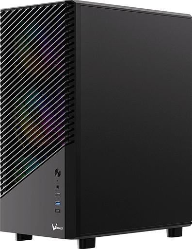Корпус Formula Mana Geometry черный без БП ATX 3x120mm 1xUSB3.0 1xUSB3.1 audio bott PSU фото 5