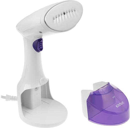 Отпариватель ручной Kitfort КТ-9206 1200Вт белый/фиолетовый фото 3