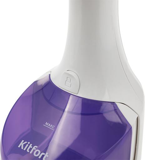 Отпариватель ручной Kitfort КТ-9206 1200Вт белый/фиолетовый фото 9