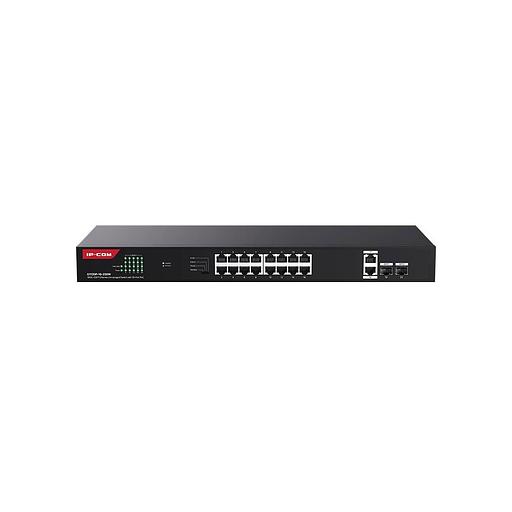 IP-COM G1120P-16-250W Коммутатор неуправляемый PoE, 20 портов, 18x1 Гбит/с, SFP 2x1 Гбит/с, PoE 16х30 Вт (до 230 Вт) фото 1