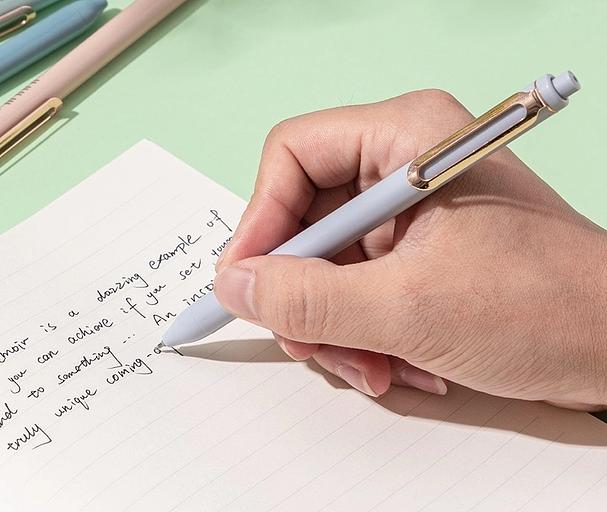 Ручка гелев. автоматическая Deli EG338-BK ассорти d=0.5мм черн. черн. фото 2