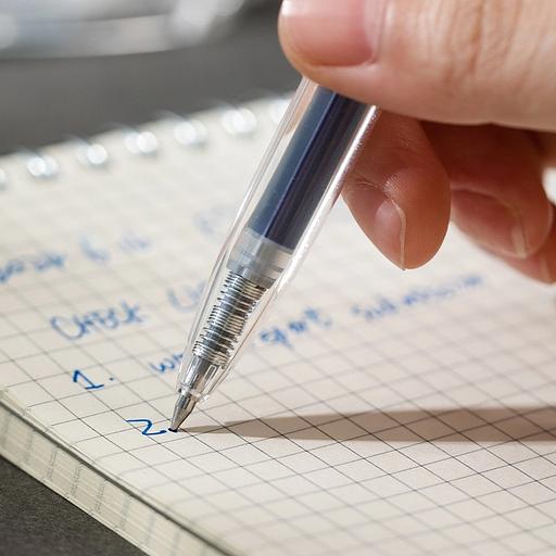 Ручка гелев. автоматическая Deli EG05-BL прозрачный d=0.5мм син. черн. фото 5