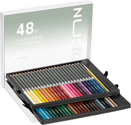 Карандаши цв. Deli NS731-48 Nusign акварель. 3мм 48цв. (48шт) фото 1