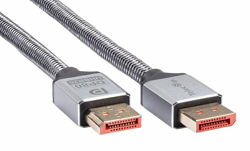 Кабель соединительный DP-DP 2.1V 16K@60Hz 2м, медь, Telecom _1 фото 1