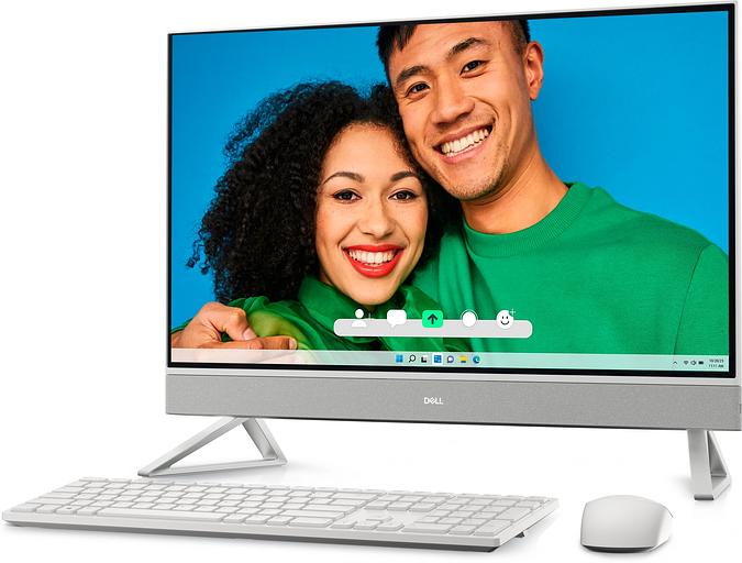 Моноблок Dell Inspiron 7730 27" Full HD i5 1334U (1.3) 16Gb SSD512Gb Iris Xe CR Windows 11 Professional GbitEth WiFi BT клавиатура мышь Cam серебристый 1920x1080 фото 3