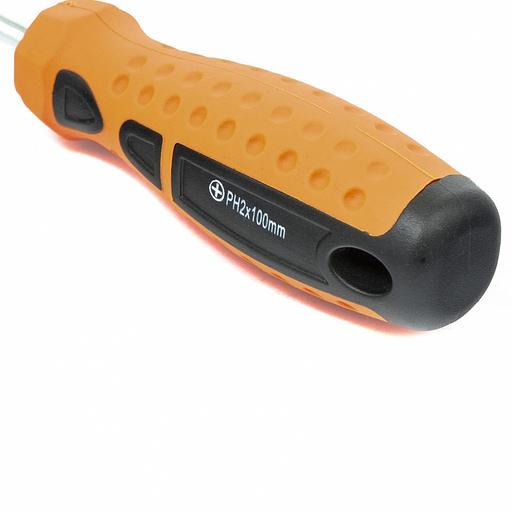 Отвертка Point, PH2х100 мм, CS, 2к рукоятка фото 3