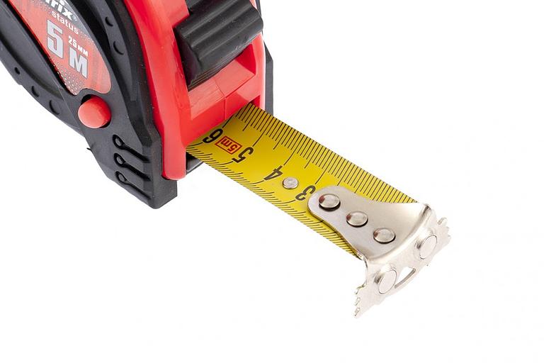 Рулетка Status magnet 3 fixations, 5 м х 25 мм, обрезиненный корпус, зацеп с магнитом фото 3