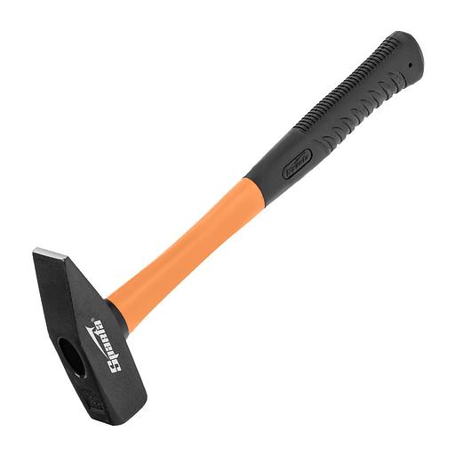 Молоток слесарный, 800 г, фибергласовая обрезиненная рукоятка фото 1