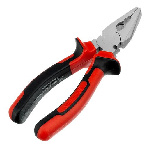 Плоскогубцы NICKEL, 160 мм, никелированные, двухкомпонентные рукоятки фото 2