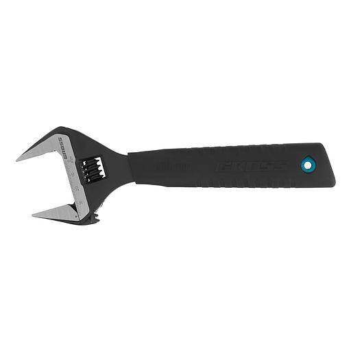 Ключ разводной, 200 мм,CrV, тонкие губки, защитные насадки фото 3