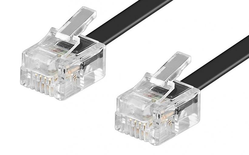 Кабель 6P6C RJ25 cable-20cm (4шт.) фото 1