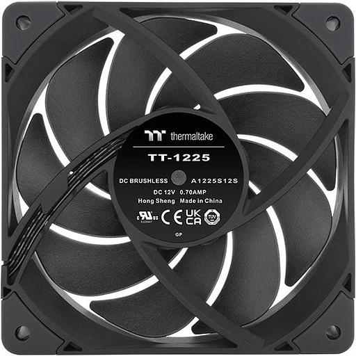 Вентилятор для корпуса Thermaltake TOUGHFAN 12 Pro 120х120x25 черный 4-pin 22.6дБ (CL-F139-PL12BL-A) Ret фото 2