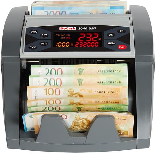 Счетчик банкнот DoCash 3040 Umi 14358 рубли фото 1