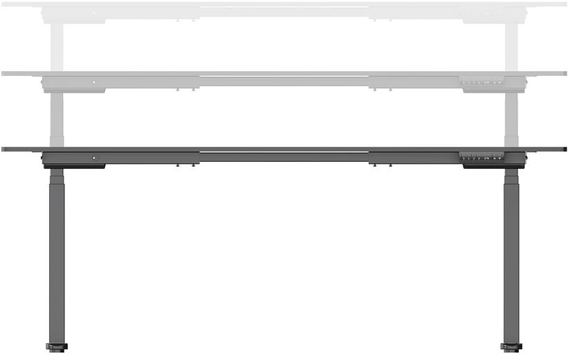 Подстолье Cactus CS-EDLF-BK каркас черный фото 5