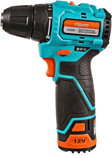 Дрель-шуруповерт Sturm! CD1235 аккум. патрон:быстрозажимной фото 8