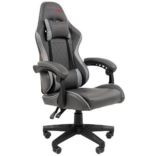 Офисное кресло Chairman CH28 экокожа, черно-серый (7162899) фото 1