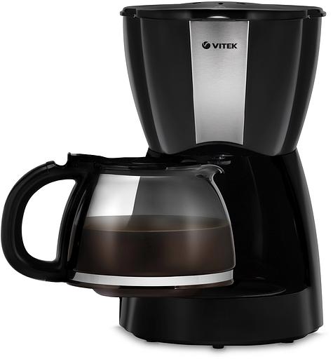 Кофеварка капельная Vitek VT-1503 900Вт черный фото 5