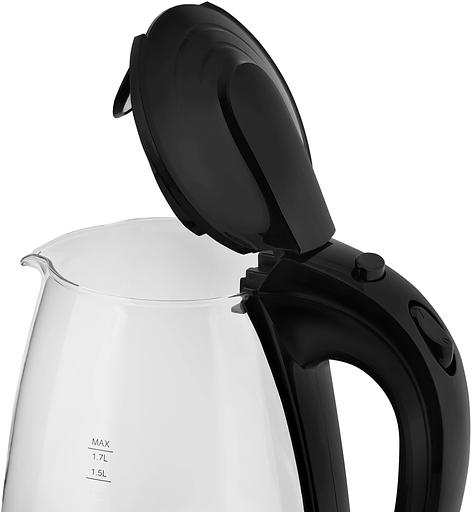 Чайник электрический Vitek VT-1122 1.7л. 2200Вт прозрачный корпус: стекло/пластик фото 4