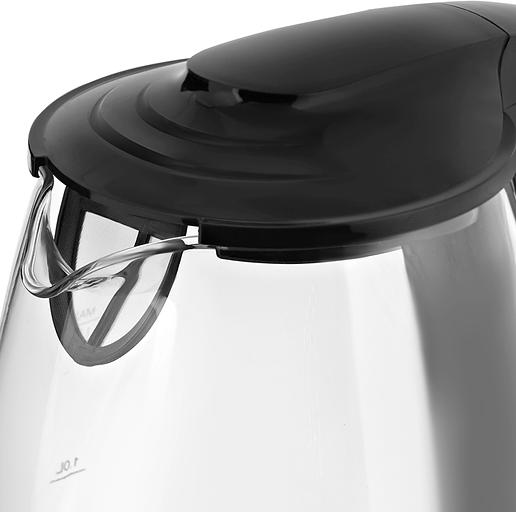 Чайник электрический Vitek VT-1122 1.7л. 2200Вт прозрачный корпус: стекло/пластик фото 5