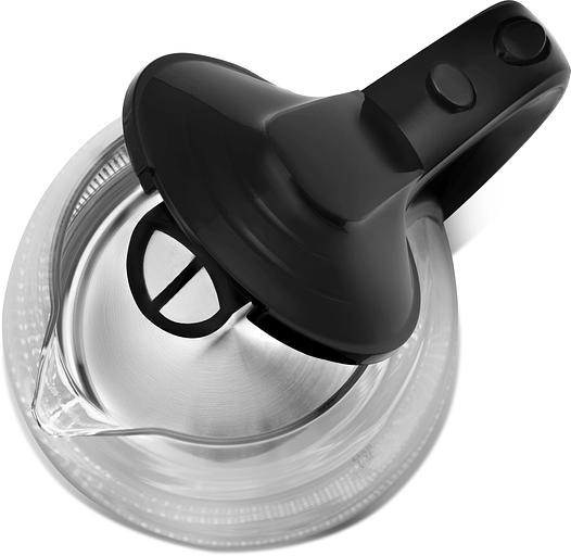 Чайник электрический Vitek VT-1122 1.7л. 2200Вт прозрачный корпус: стекло/пластик фото 6