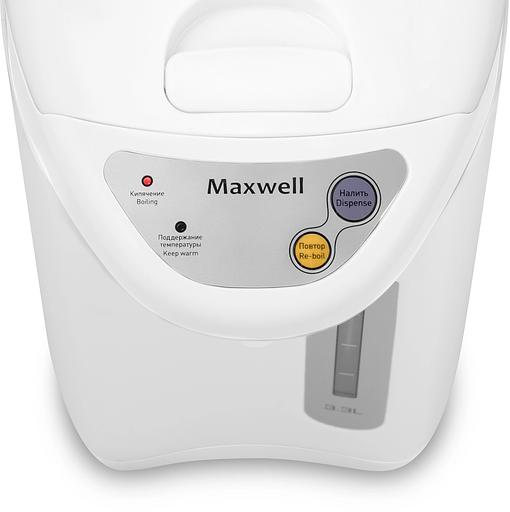 Термопот Maxwell MW-1754 3.3л. 750Вт белый фото 1