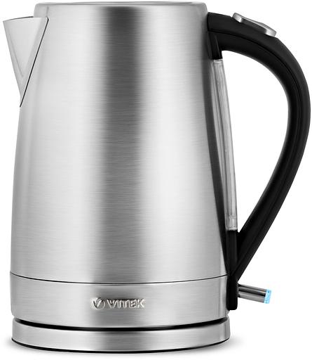 Чайник электрический Vitek VT-7000 1.7л. 2200Вт серебристый корпус: нерж.сталь фото 1