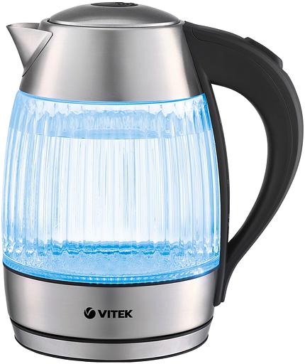 Чайник электрический Vitek VT-7030 1.7л. 2200Вт корпус: нерж.сталь фото 1