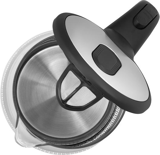 Чайник электрический Vitek VT-7036 1.7л. 2200Вт прозрачный корпус: стекло фото 6